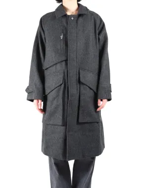 MELTON TRENCH COAT