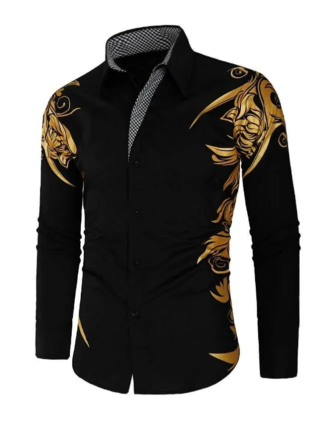Men's Geometric Stylish Light Weight Floral Shirt