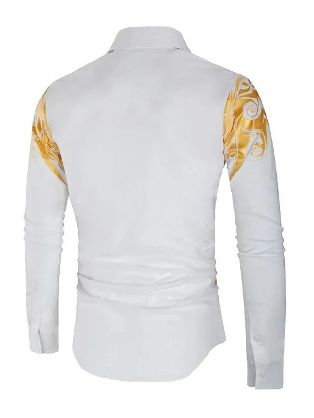 Men's Geometric Stylish Light Weight Floral Shirt