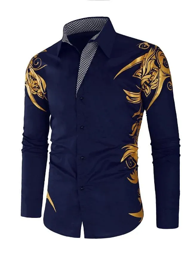 Men's Geometric Stylish Light Weight Floral Shirt