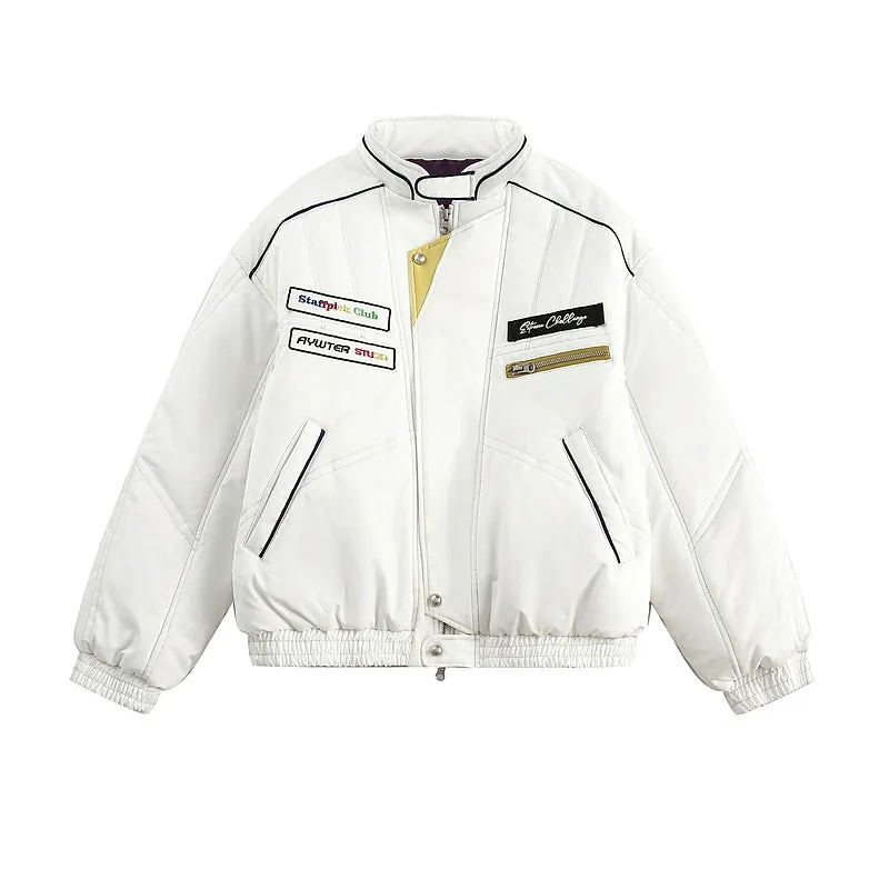 Motorcycle Style Winter Cotton Jacket