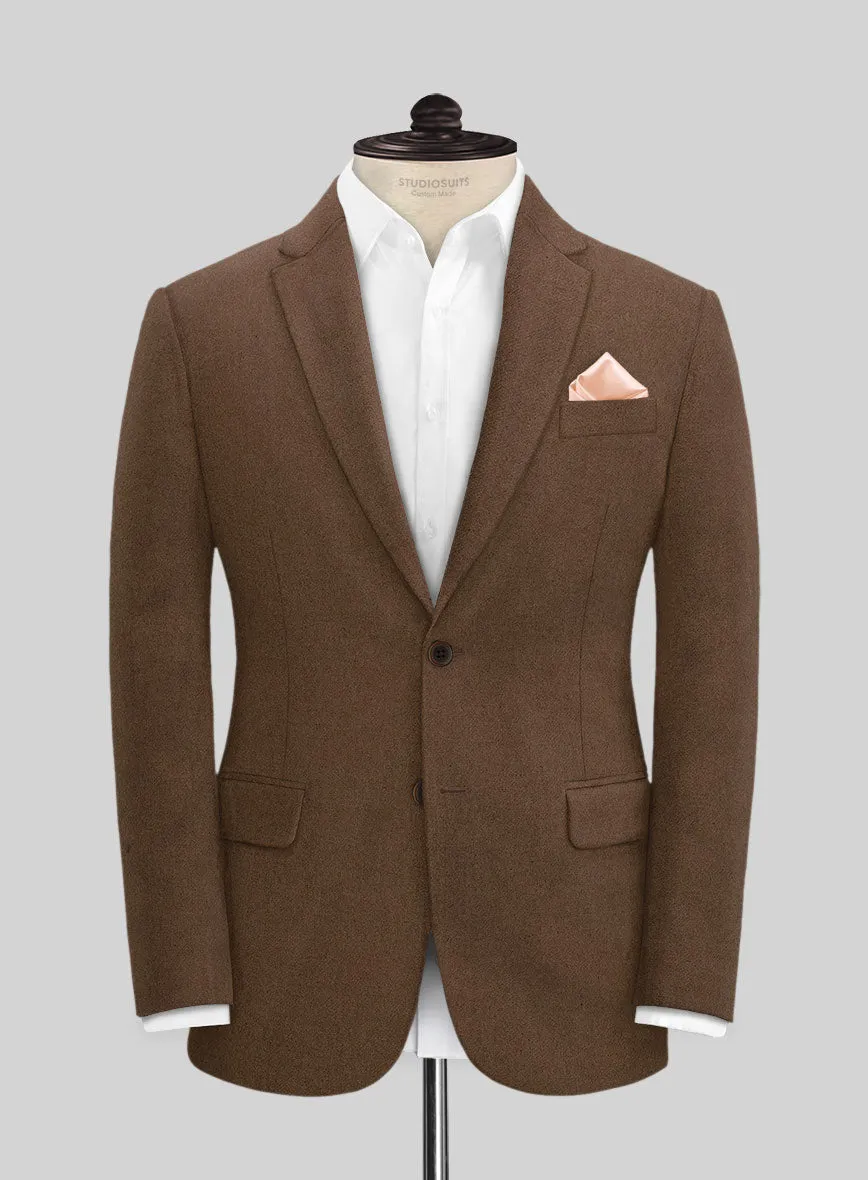 Naples Espresso Brown Tweed Suit