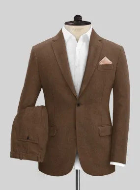 Naples Espresso Brown Tweed Suit