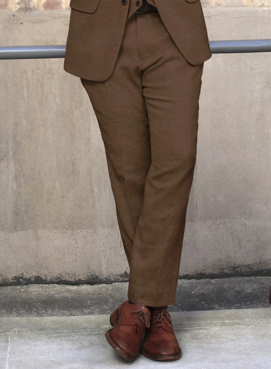 Naples Espresso Brown Tweed Suit
