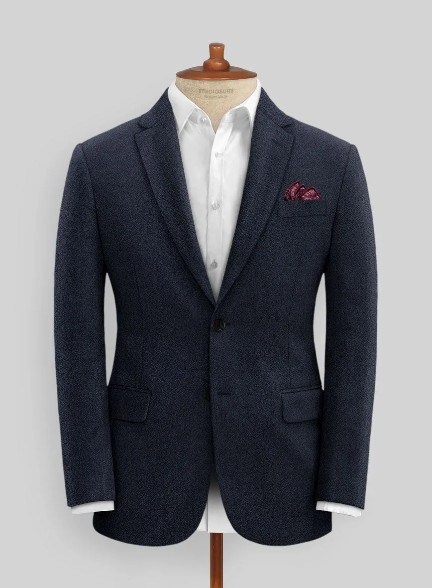 Naples Jet Blue Tweed Suit