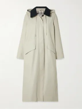 Natalie cotton-gabardine trench coat