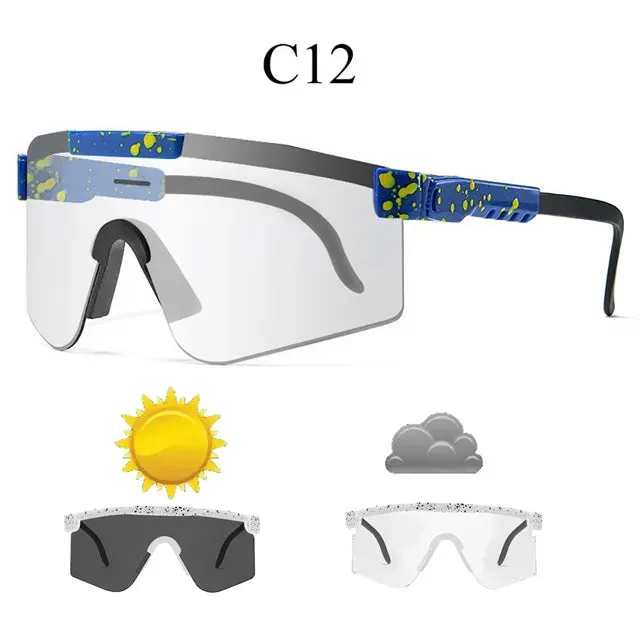 NEWBOLER 2022 Photochromic Cycling Glasses Bike Brand New Sports Sunglasses Men‘s Women Mtb Bike Eyewear Cycling Glasses
