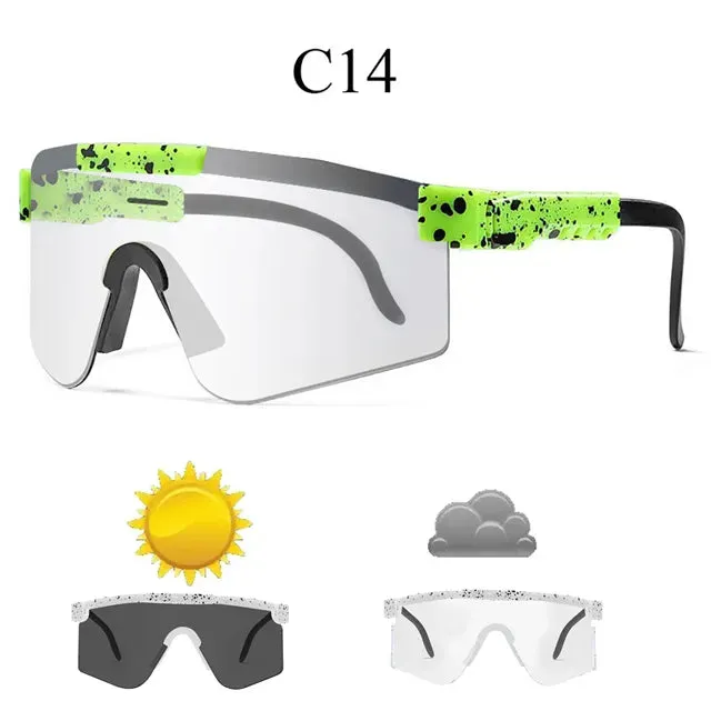 NEWBOLER 2022 Photochromic Cycling Glasses Bike Brand New Sports Sunglasses Men‘s Women Mtb Bike Eyewear Cycling Glasses