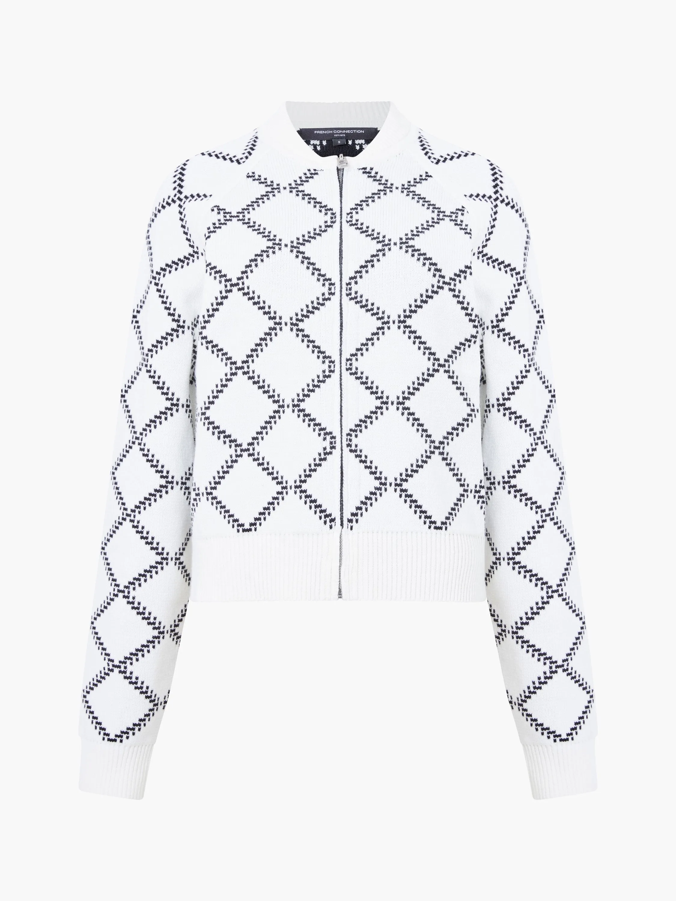 Odessa Reversible Checked Zip Up Cardigan
