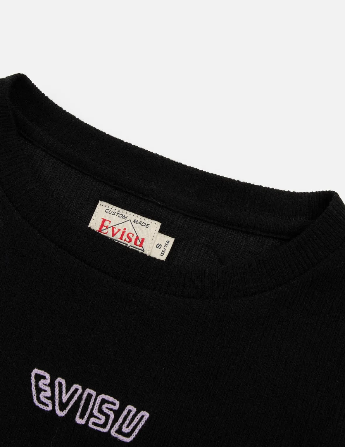 Outline Logo Embroidery Slim Fit Top