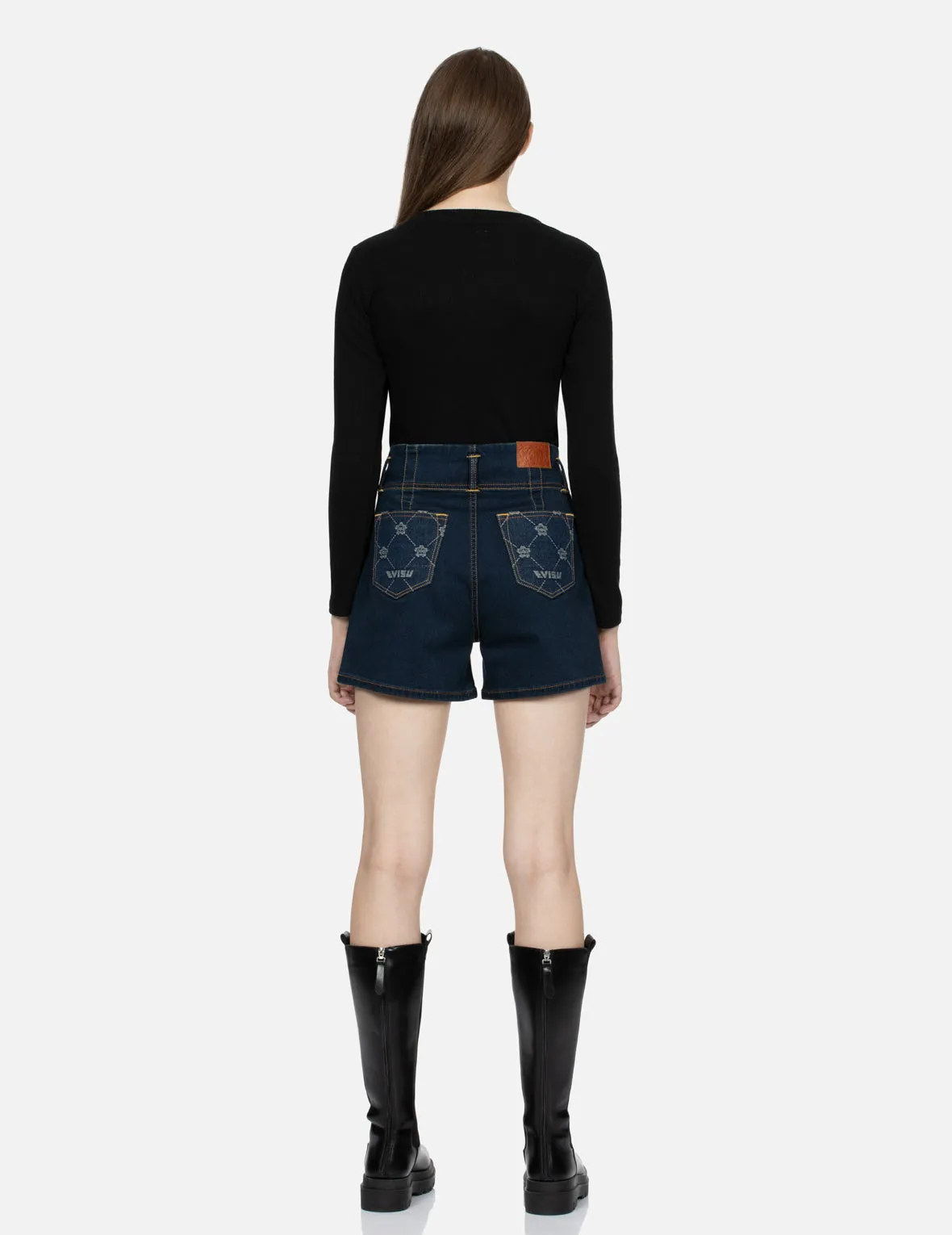 Outline Logo Embroidery Slim Fit Top