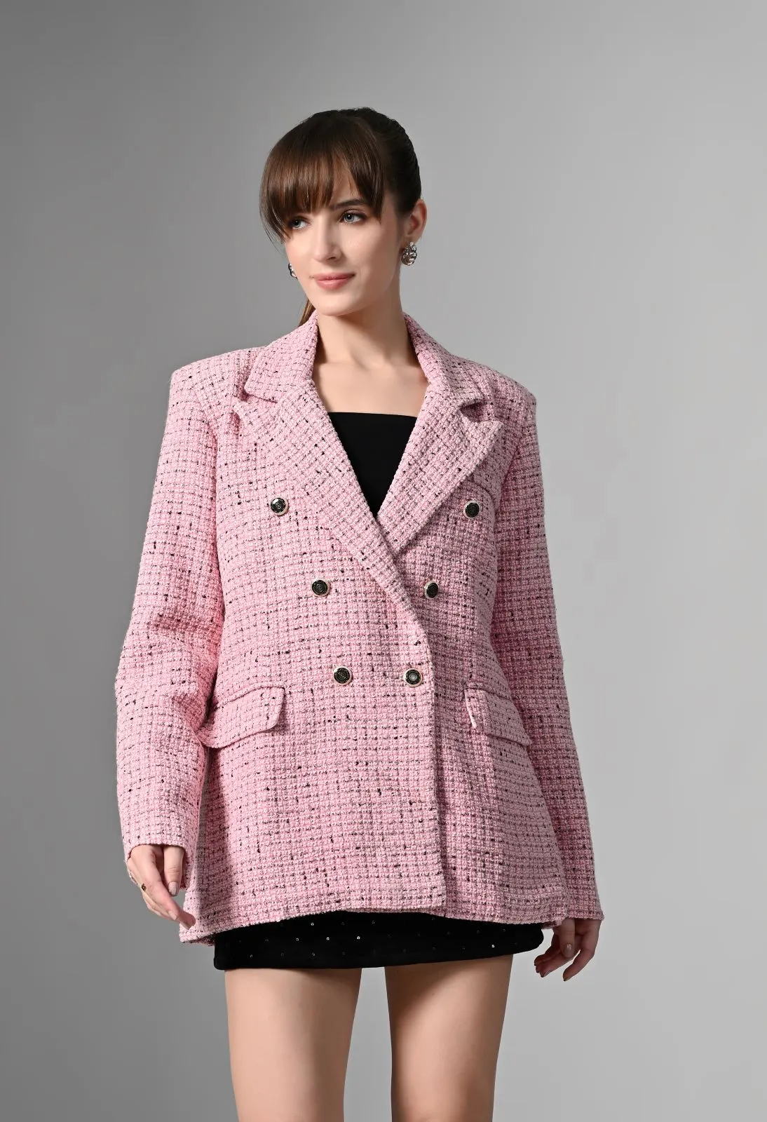 Pankh Benton Tweed Formal Blazer