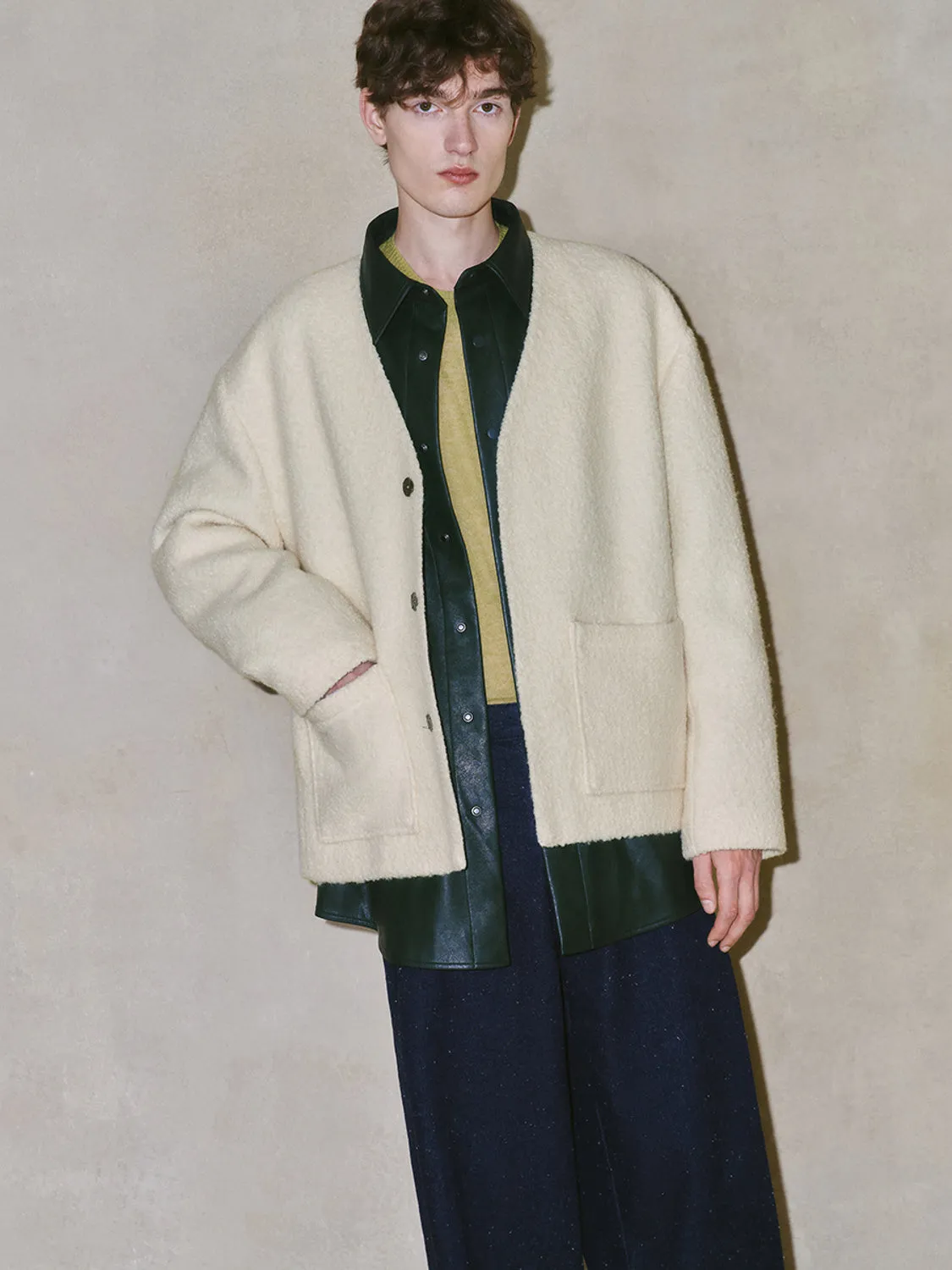Patch Pocket Loose Jackets
