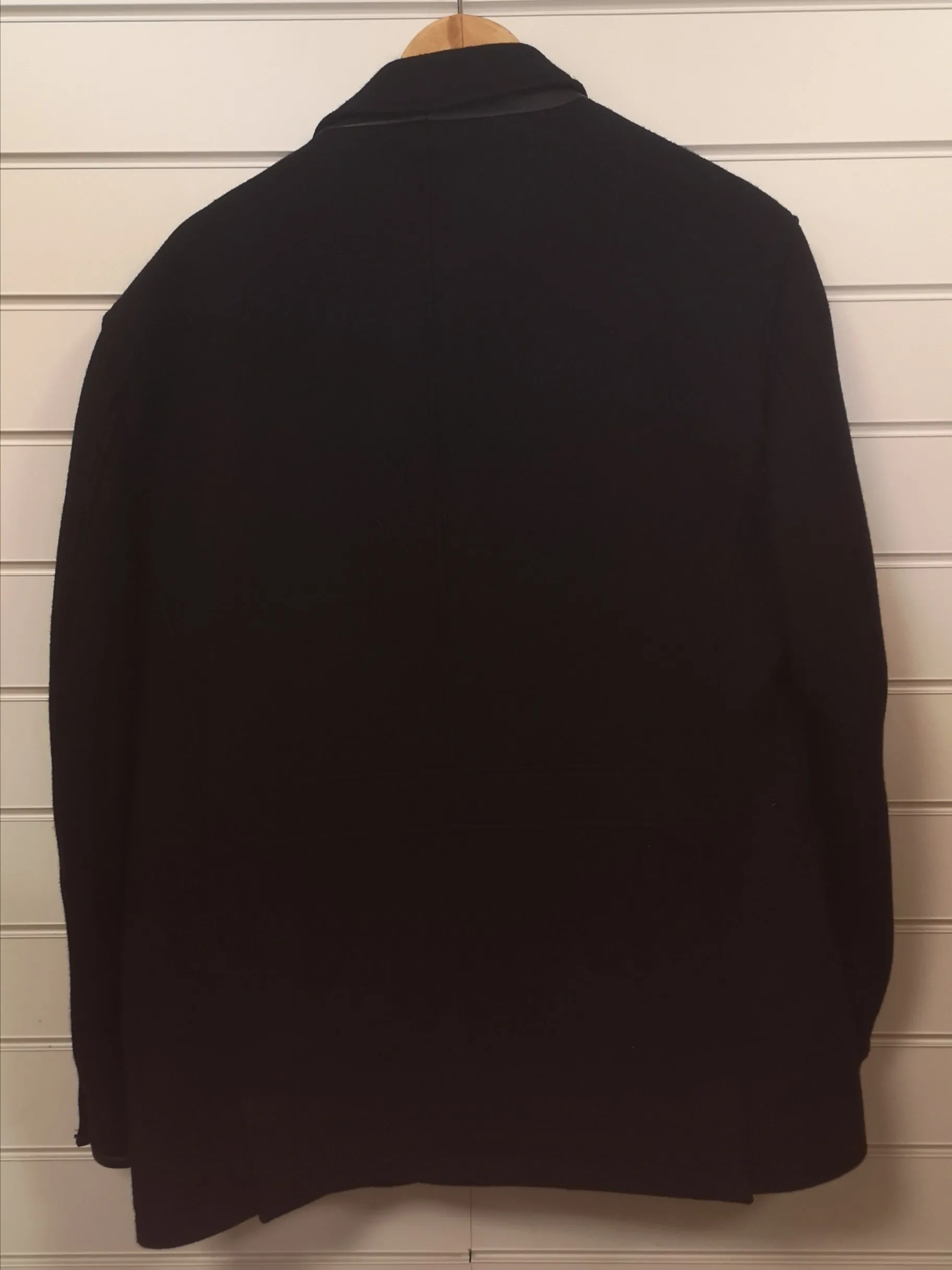 Polo Ralph Lauren Black Corduroy Cotton Thick Winter Blazer Coat Mens Size L