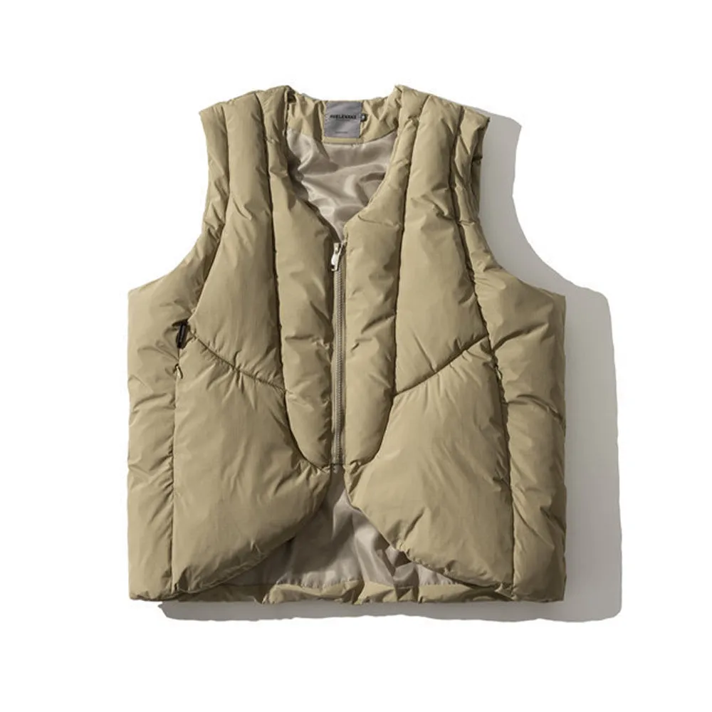 PUFFER VEST ROUND JACKET