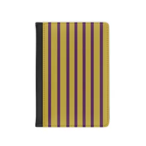 Purple and Gold Passport Cover