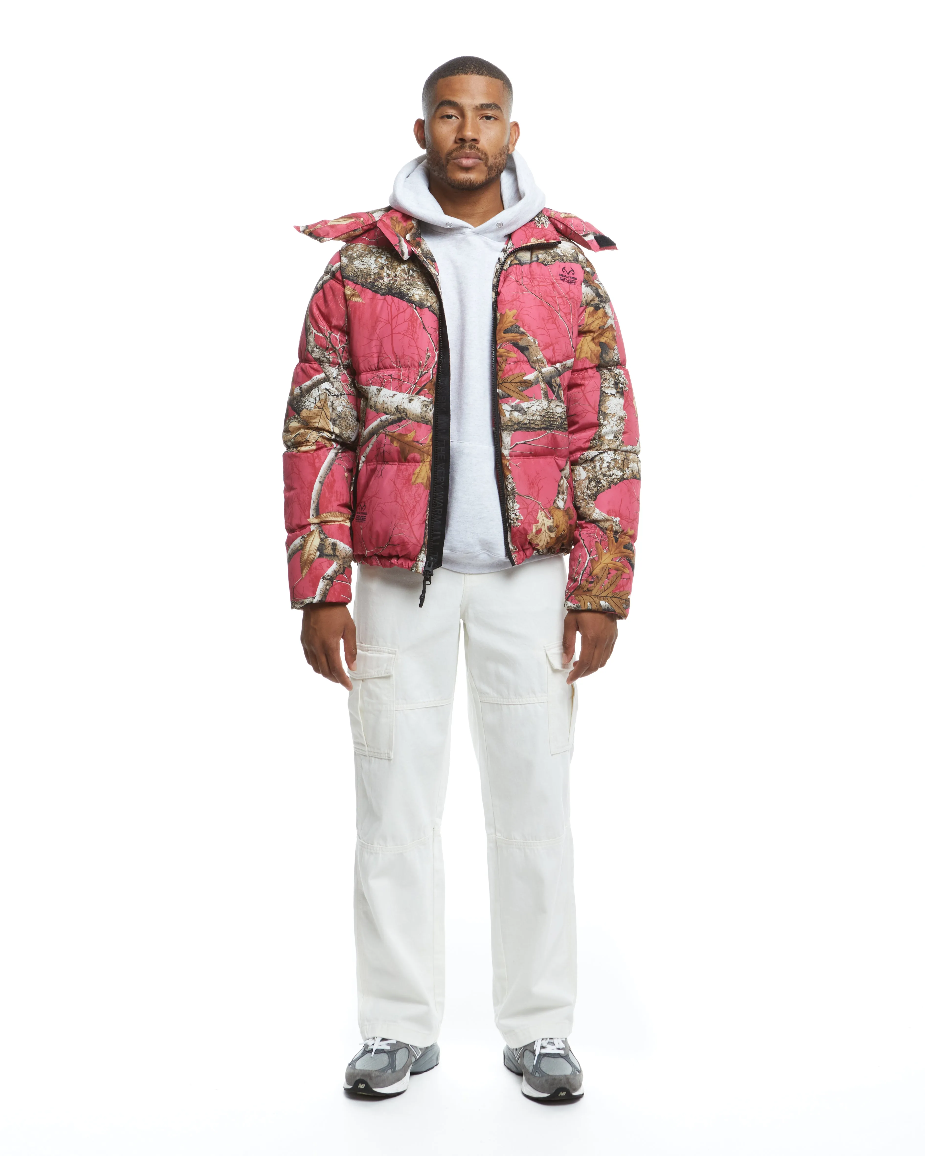 Realtree EDGE® Hooded Puffer - Flamingo