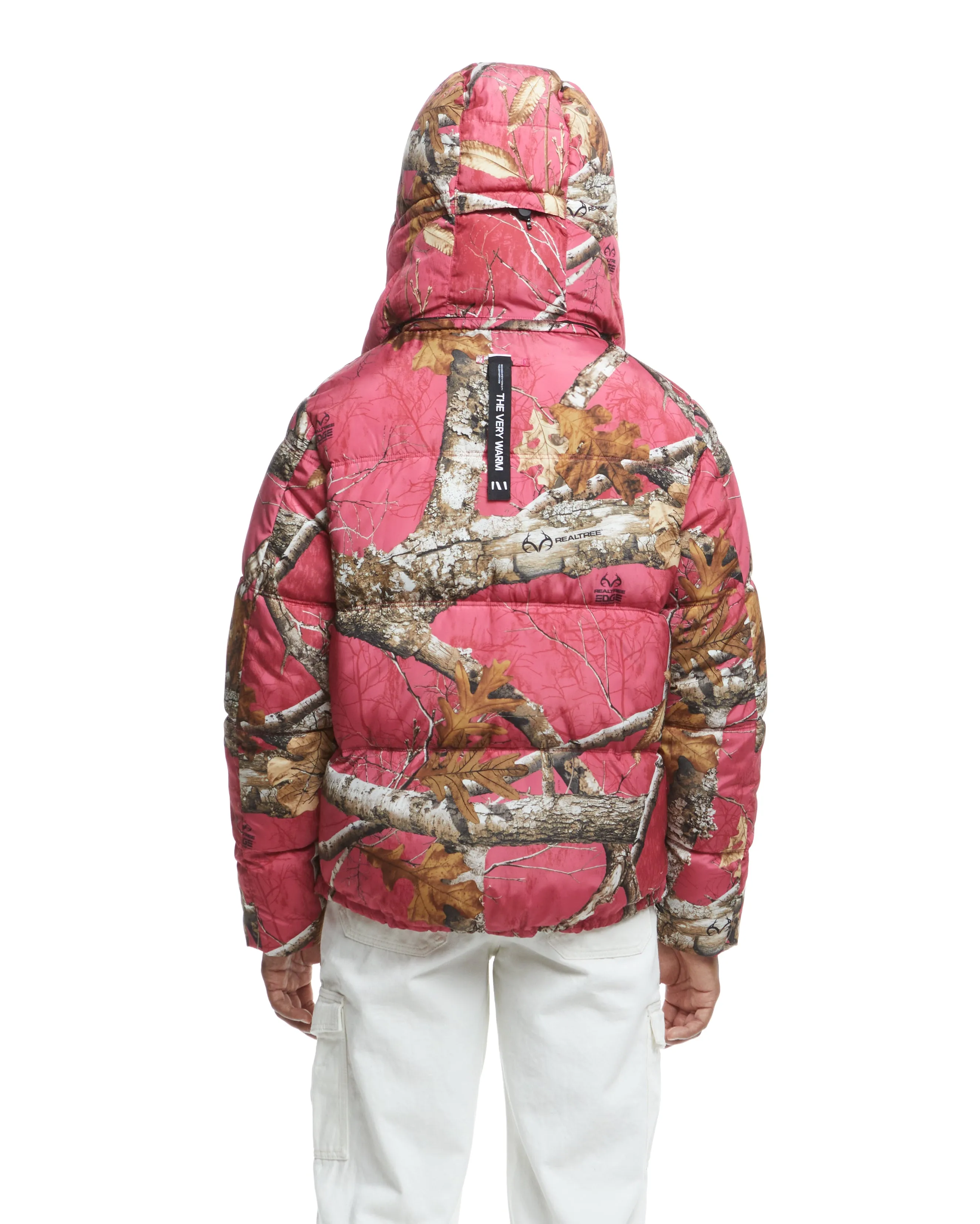 Realtree EDGE® Hooded Puffer - Flamingo