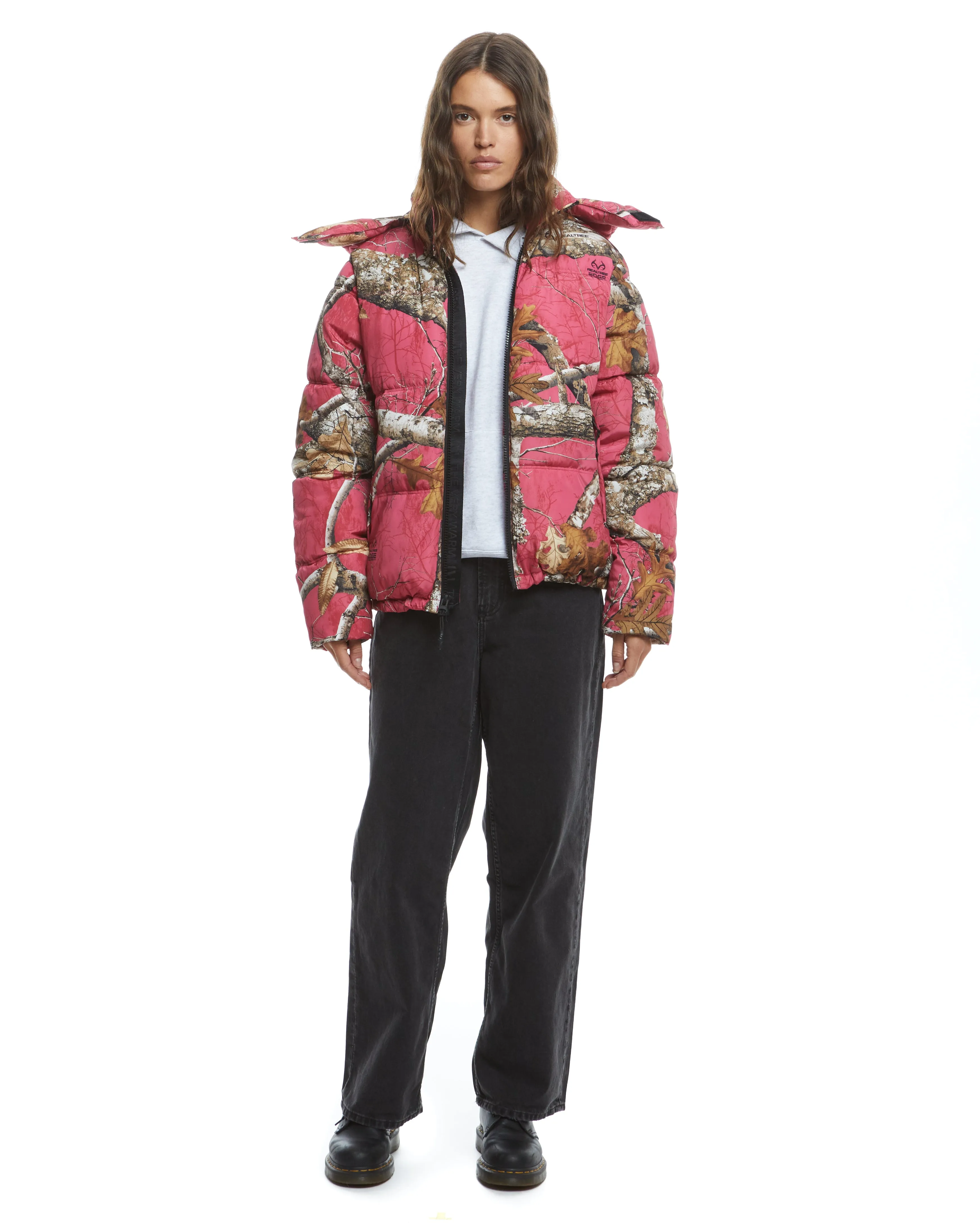 Realtree EDGE® Hooded Puffer - Flamingo