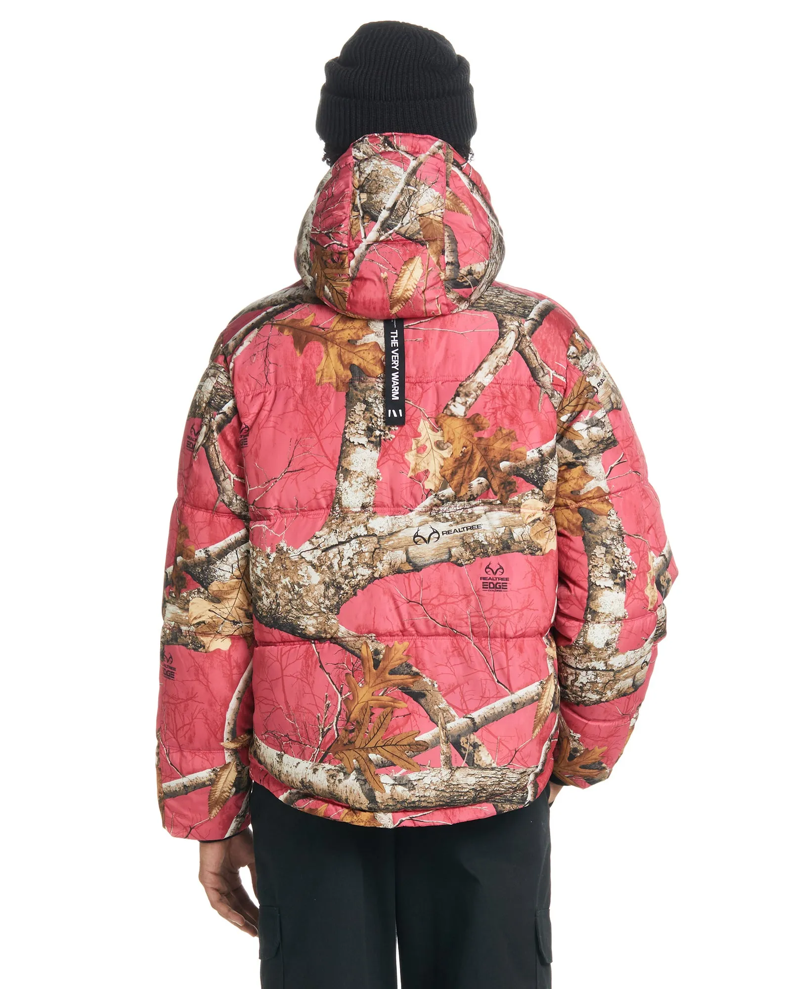 Realtree EDGE® Hooded Puffer - Flamingo