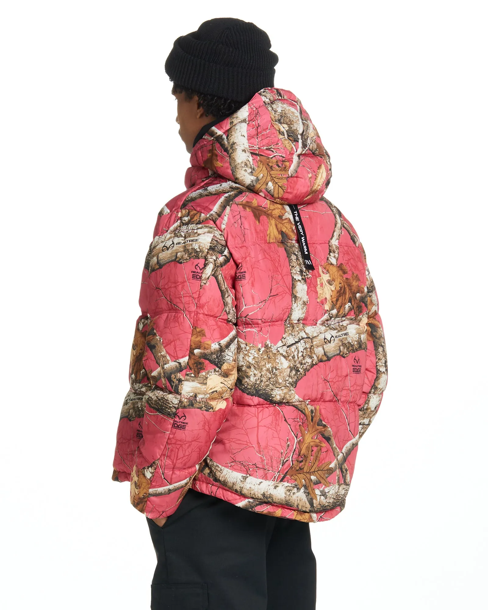 Realtree EDGE® Hooded Puffer - Flamingo