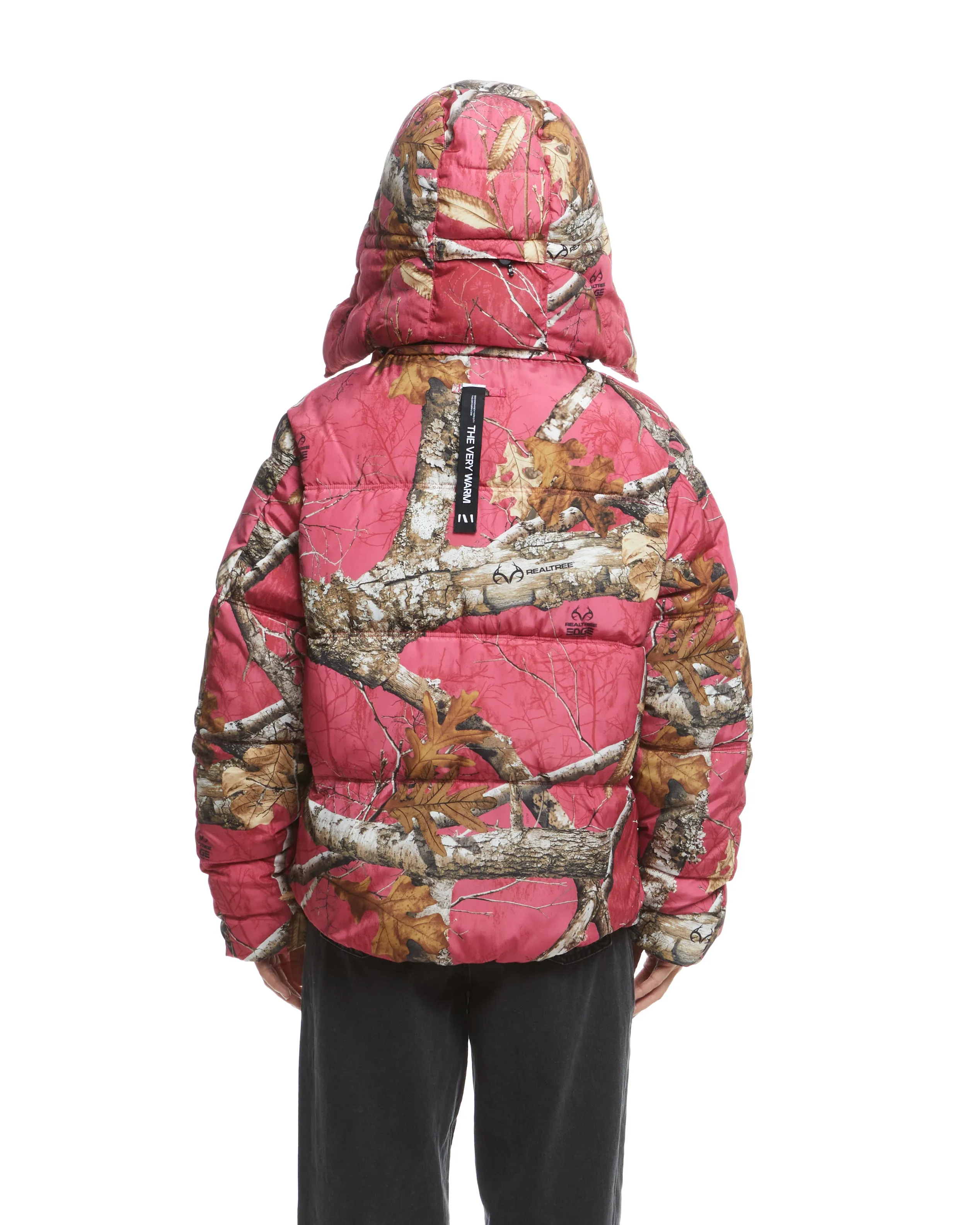 Realtree EDGE® Hooded Puffer - Flamingo