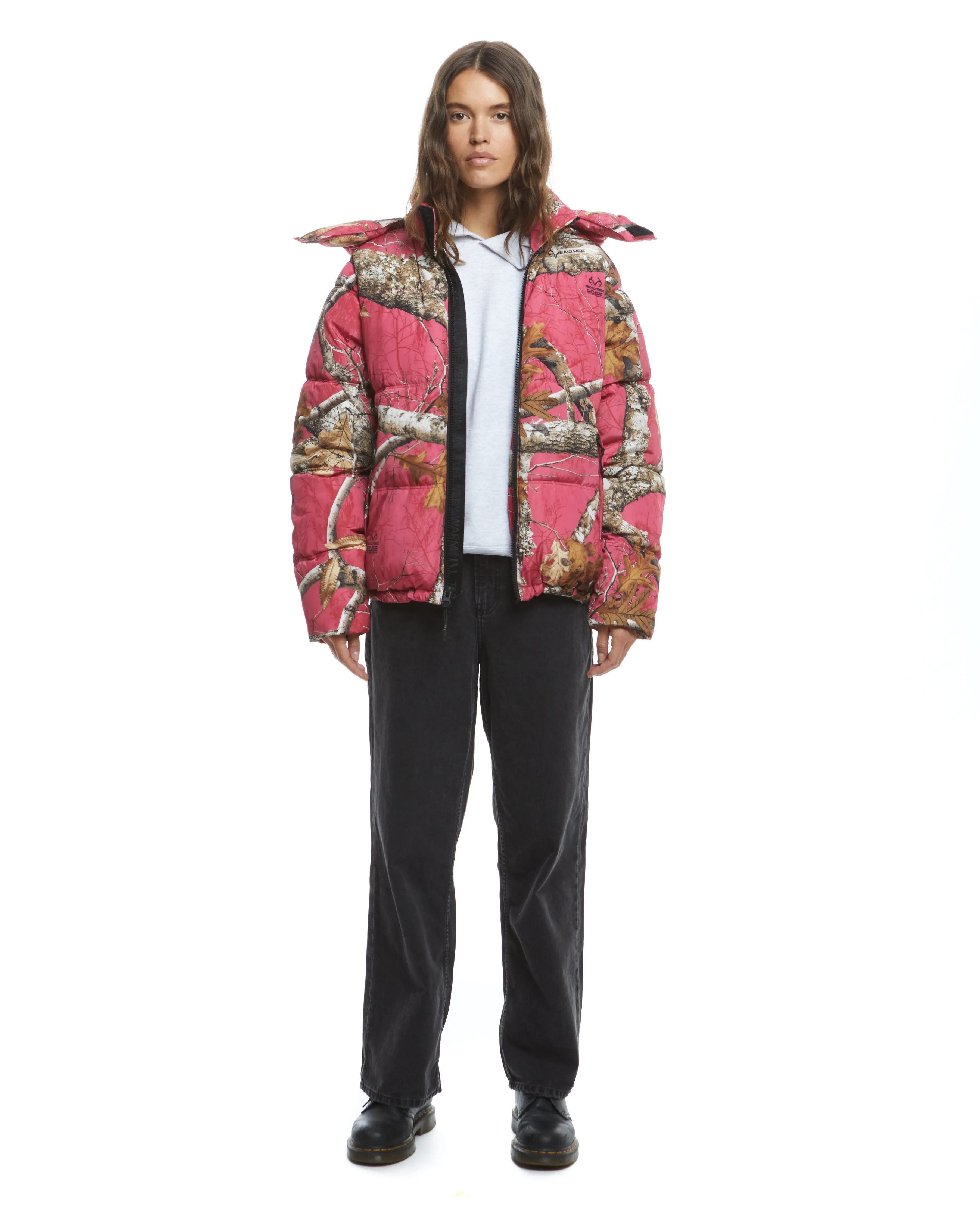 Realtree EDGE® Hooded Puffer - Flamingo