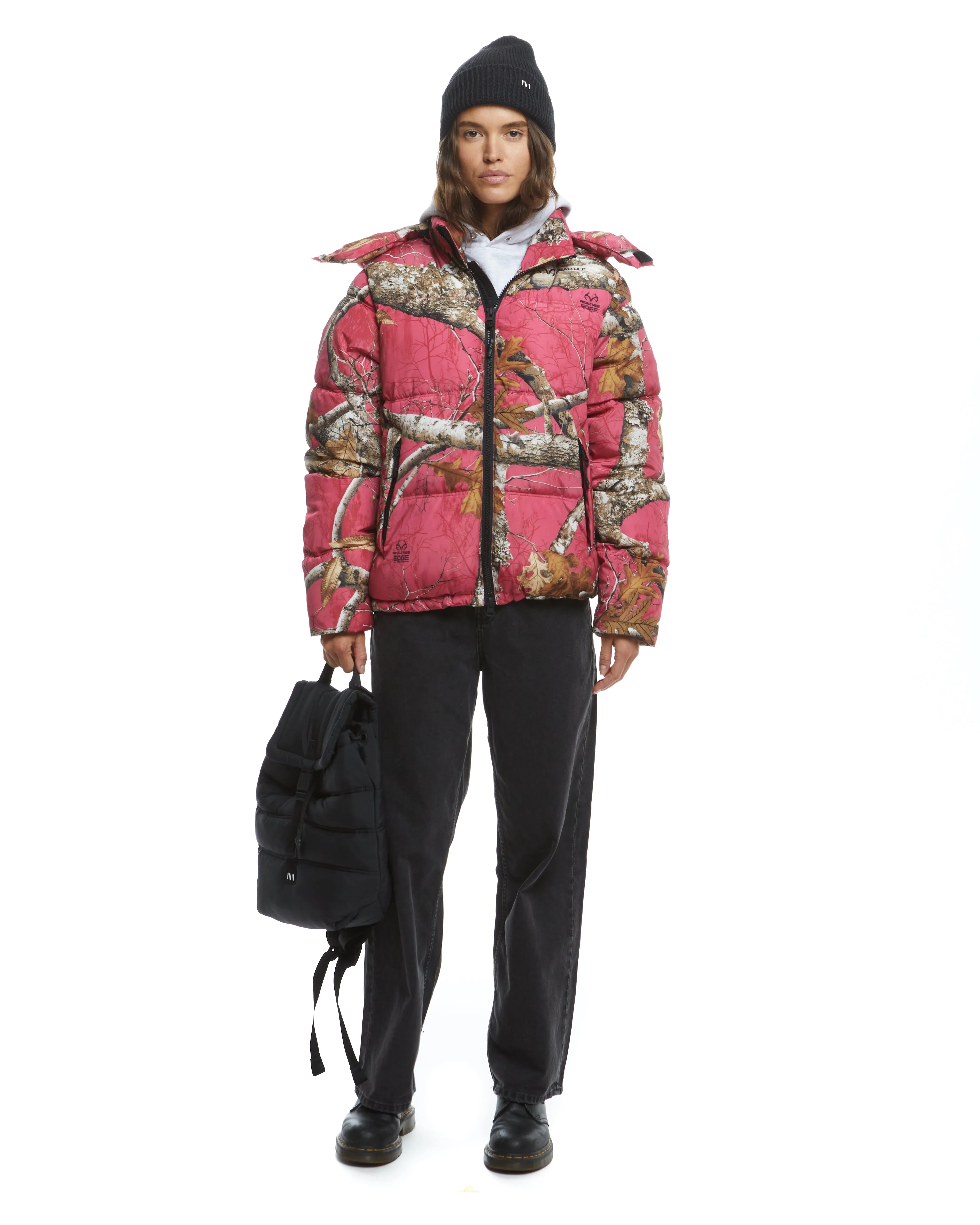 Realtree EDGE® Hooded Puffer - Flamingo