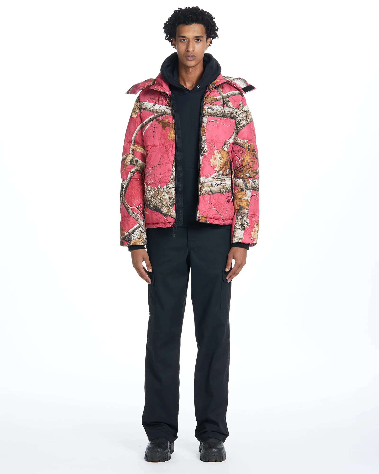 Realtree EDGE® Hooded Puffer - Flamingo