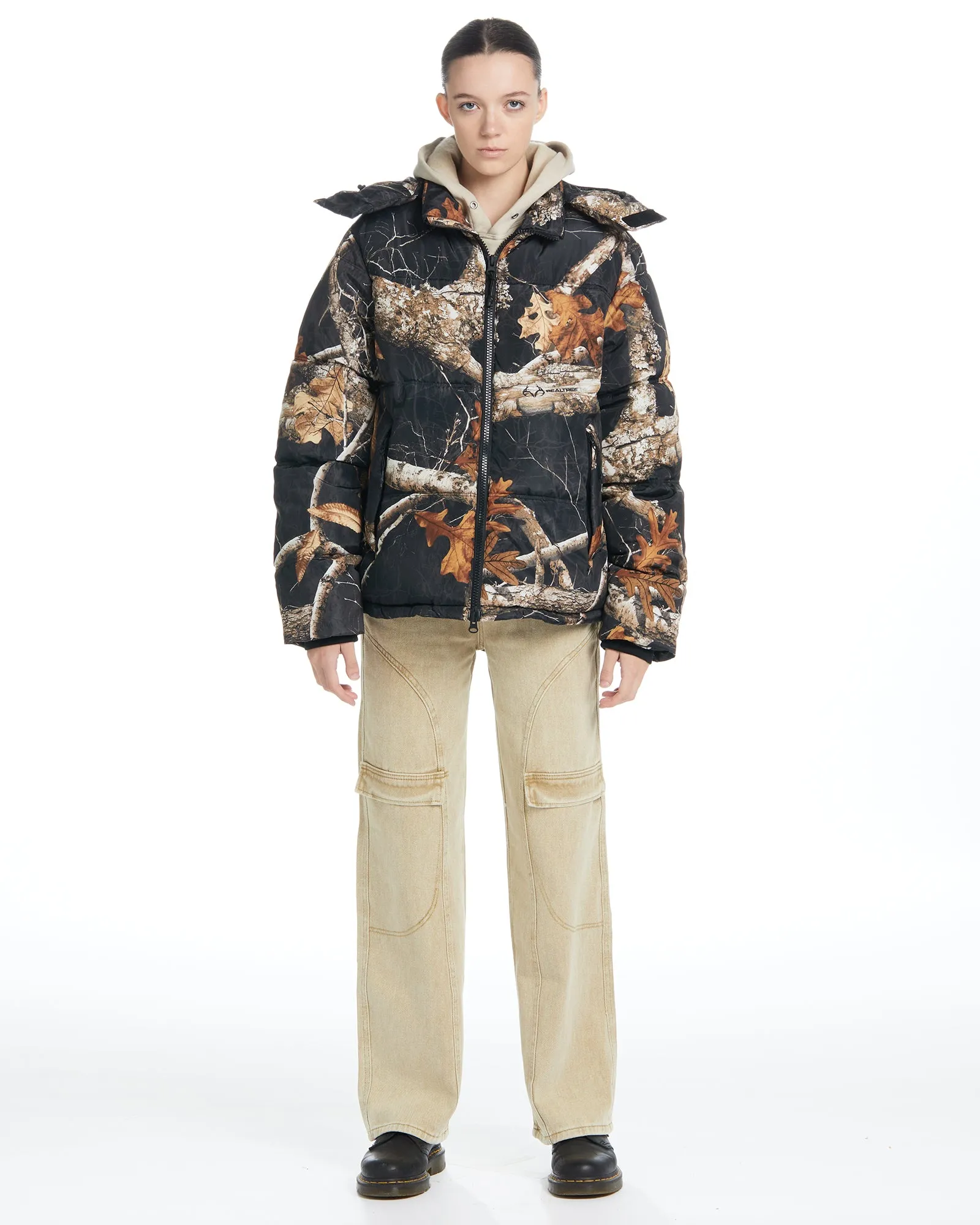 Realtree EDGE® Hooded Puffer - Shadows Camo