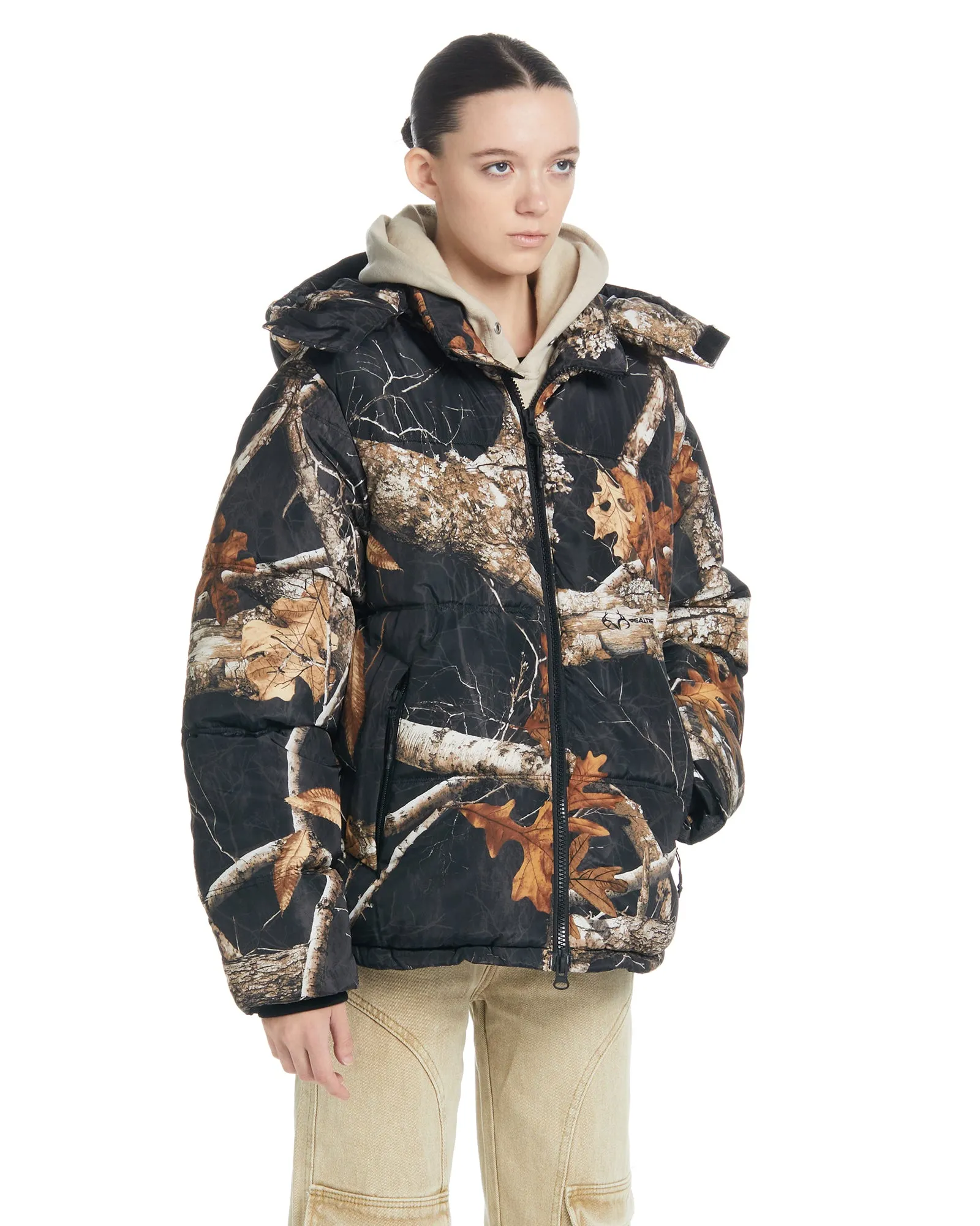 Realtree EDGE® Hooded Puffer - Shadows Camo
