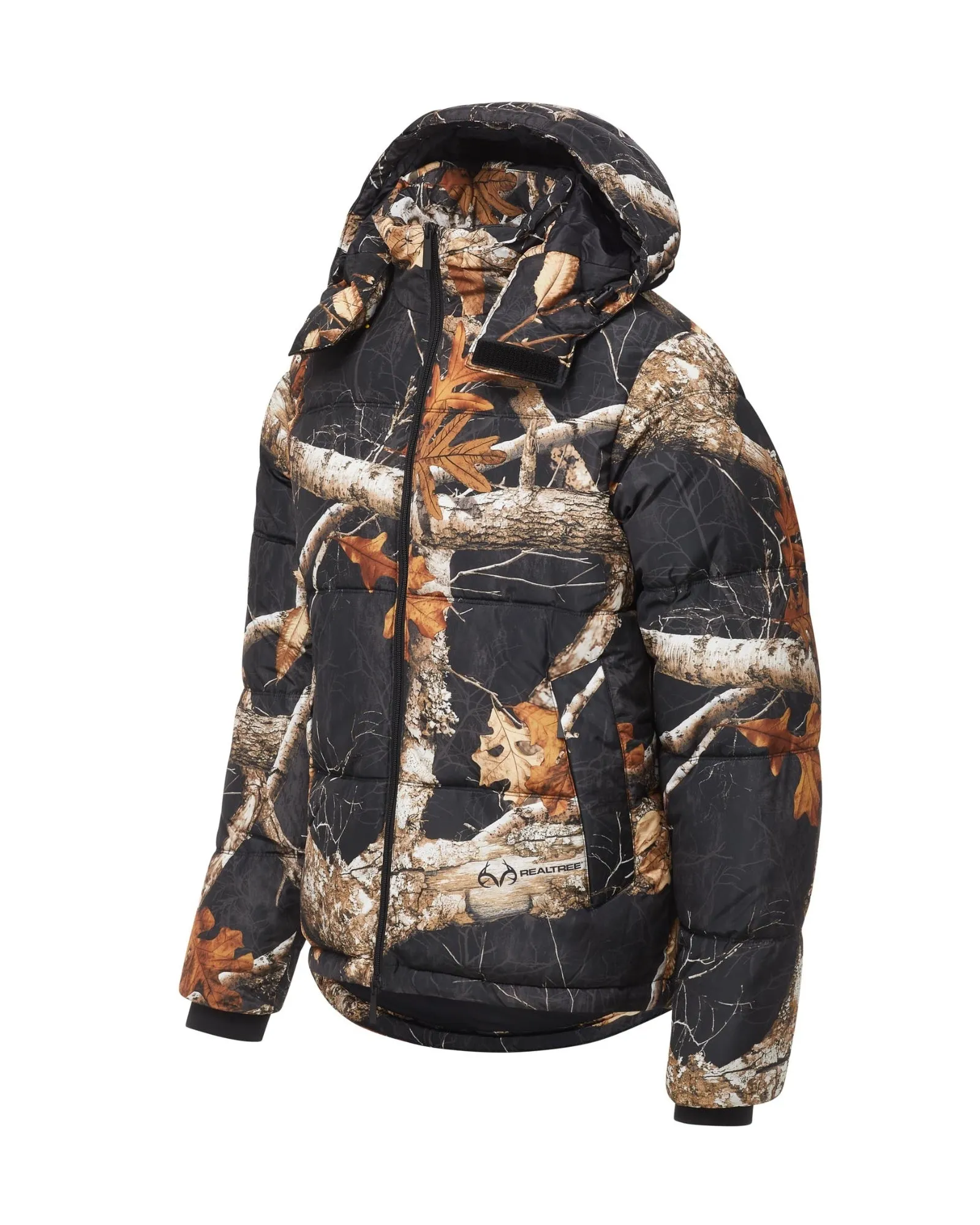Realtree EDGE® Hooded Puffer - Shadows Camo