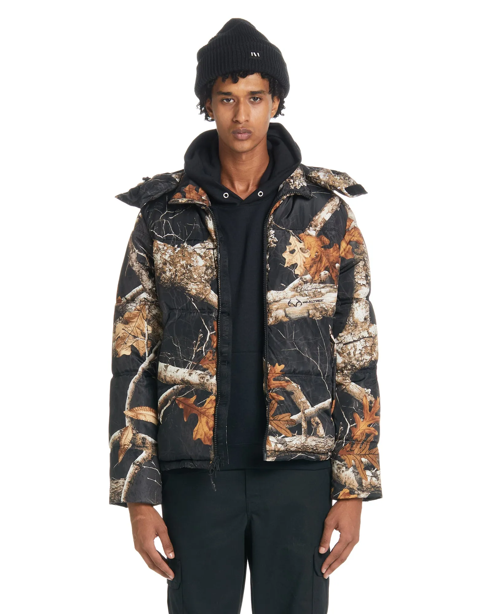 Realtree EDGE® Hooded Puffer - Shadows Camo