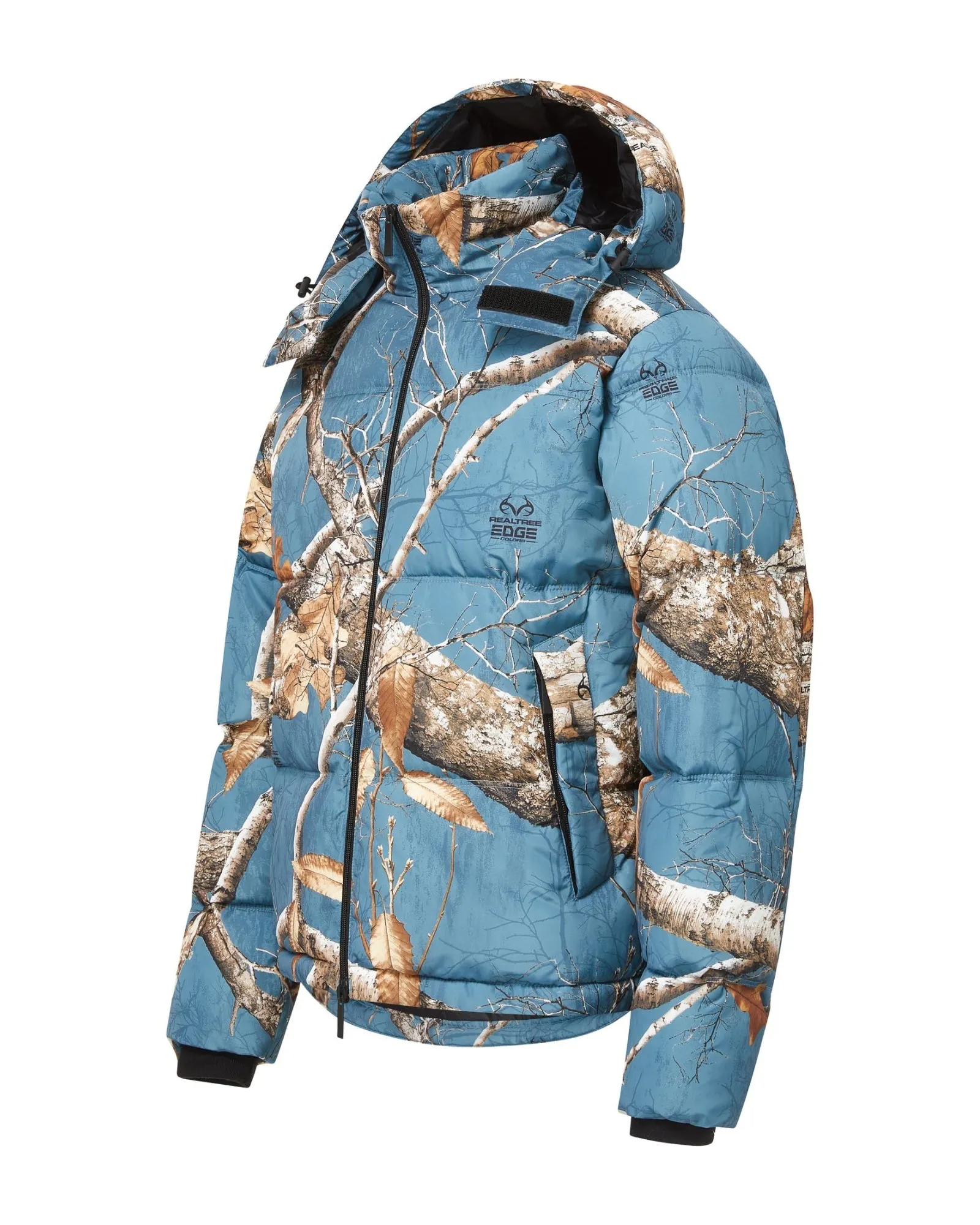 Realtree EDGE® Hooded Puffer - Slate Blue