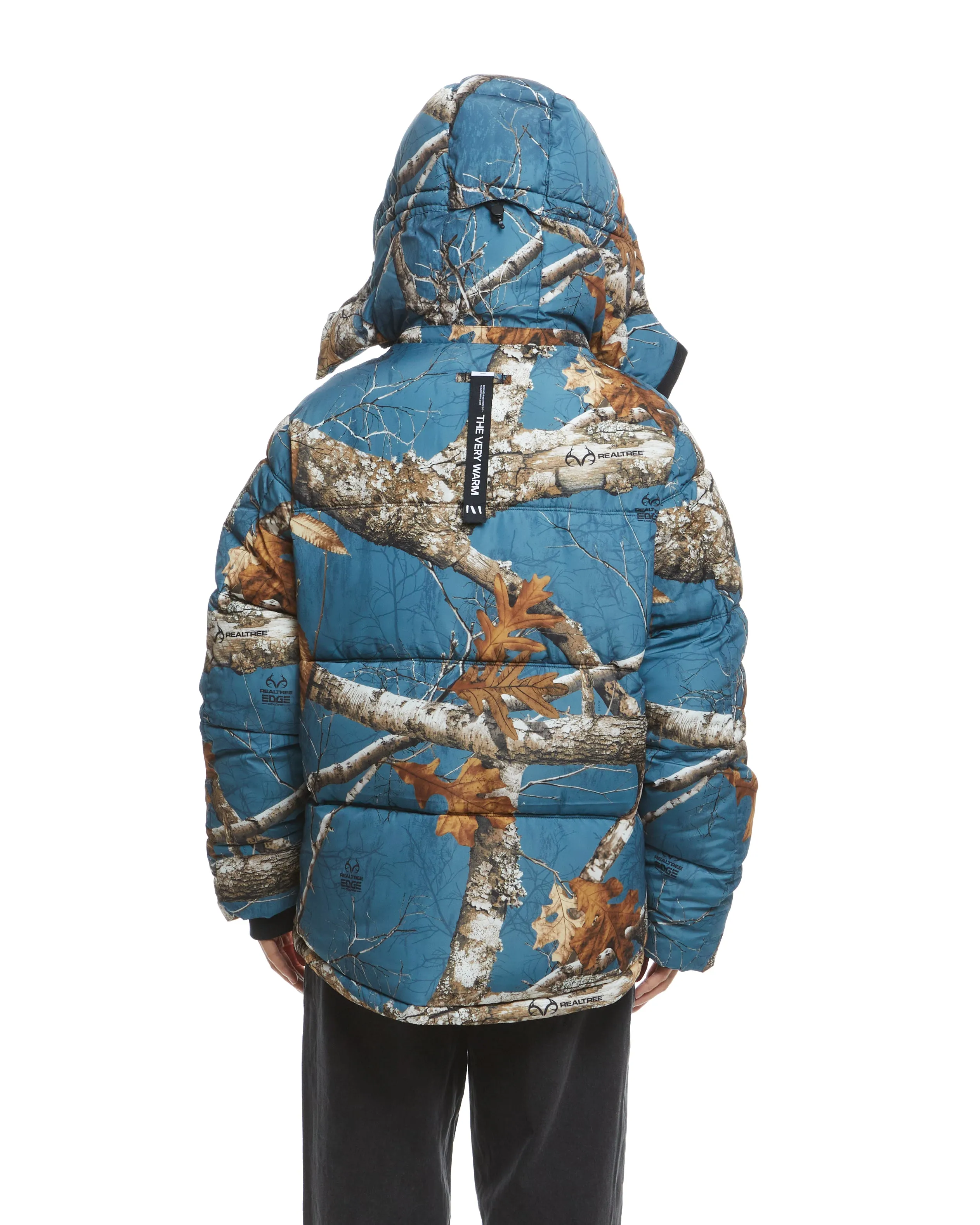Realtree EDGE® Hooded Puffer - Slate Blue