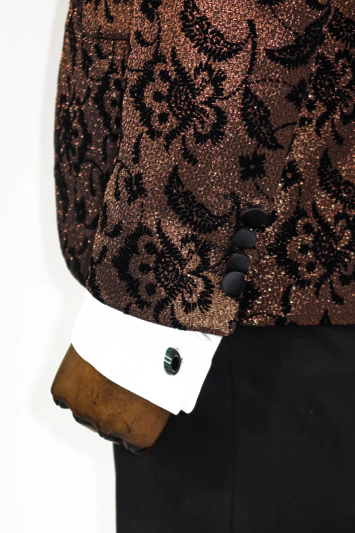 Rose Brown Sparkle Prom Blazer