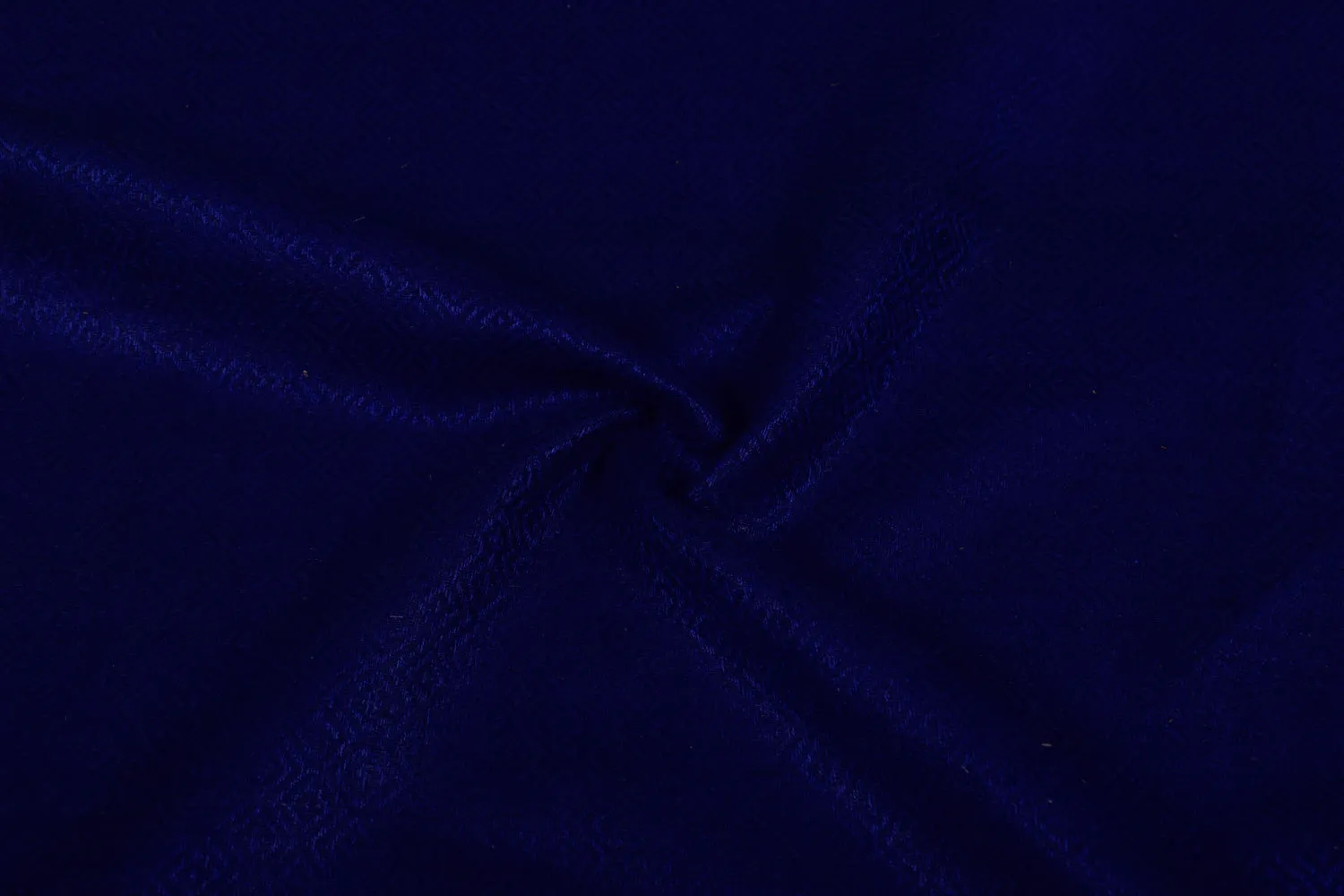 Royal Blue Heavy Matka Silk Fabric