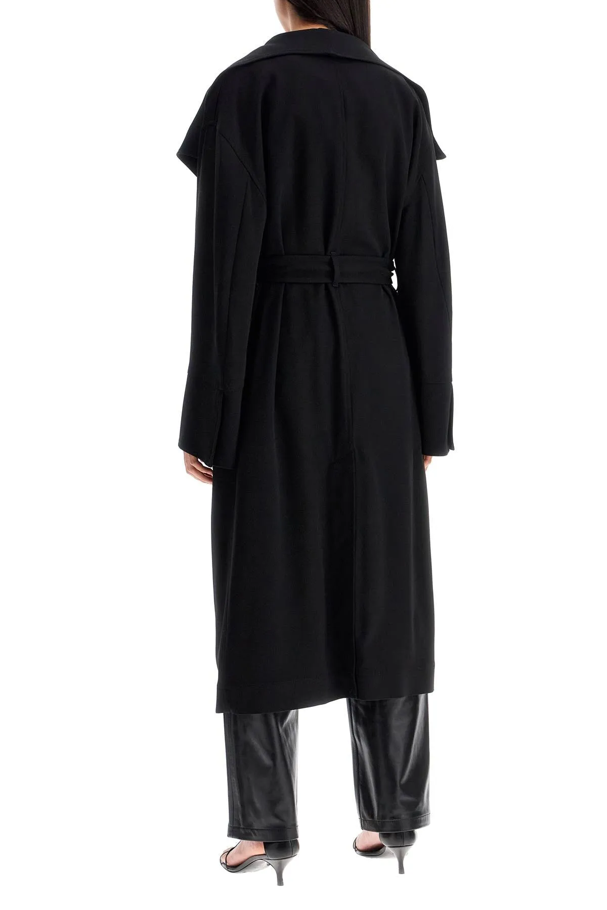 signature twill coat 243 WRO3318 FB0187 BLACK