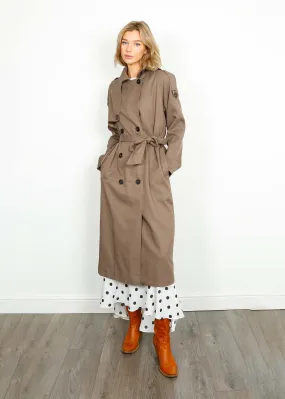 SLF New Bren Trench Coat in Morel