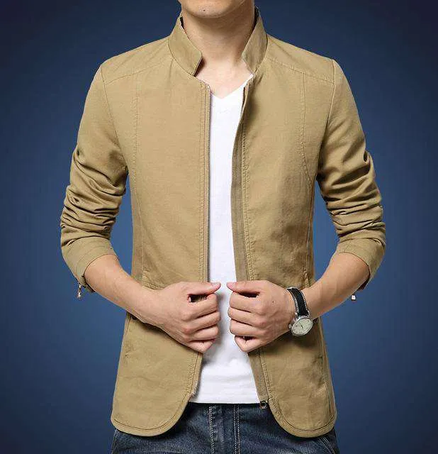 Slim fit Stander Collar Jacket