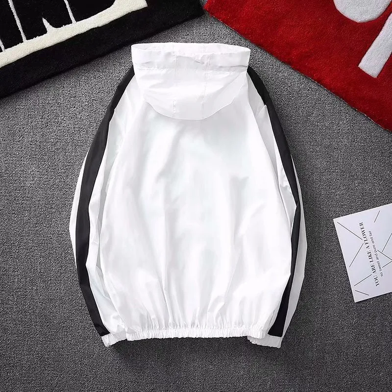 Sunscreen Men Breathable Hooded Casual Sporty Summer Jacket