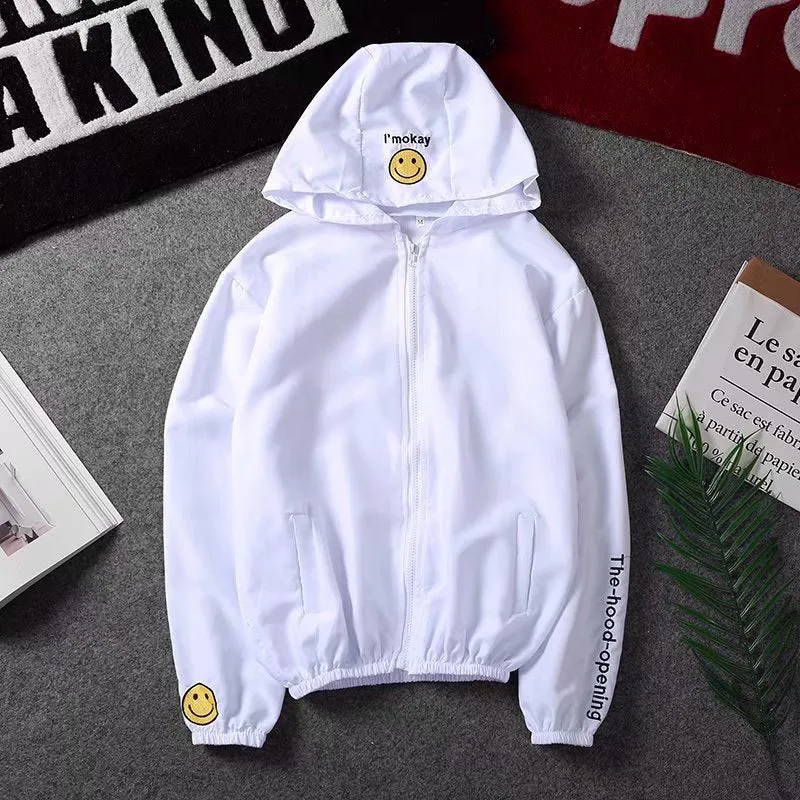 Sunscreen Men Breathable Hooded Casual Sporty Summer Jacket