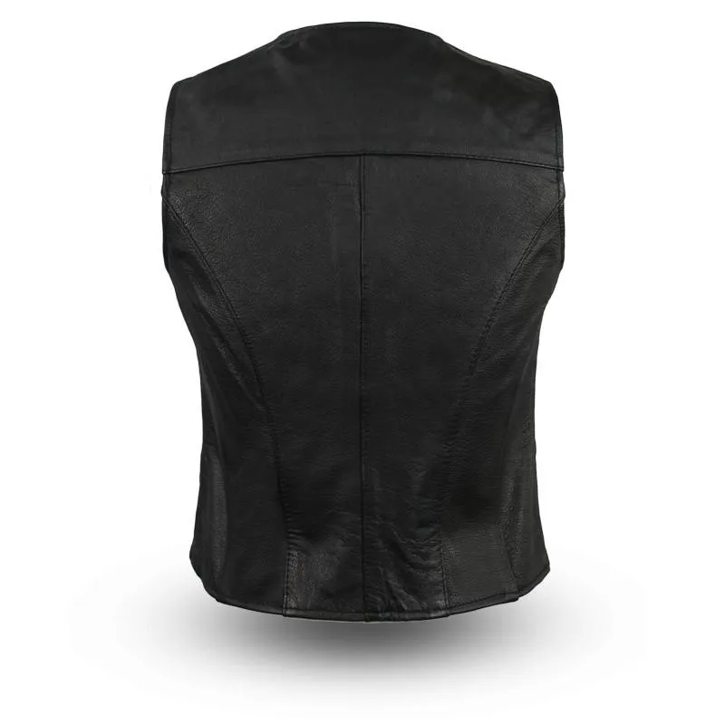 Sweet Sienna - Women's Leather Motorcycle Vest