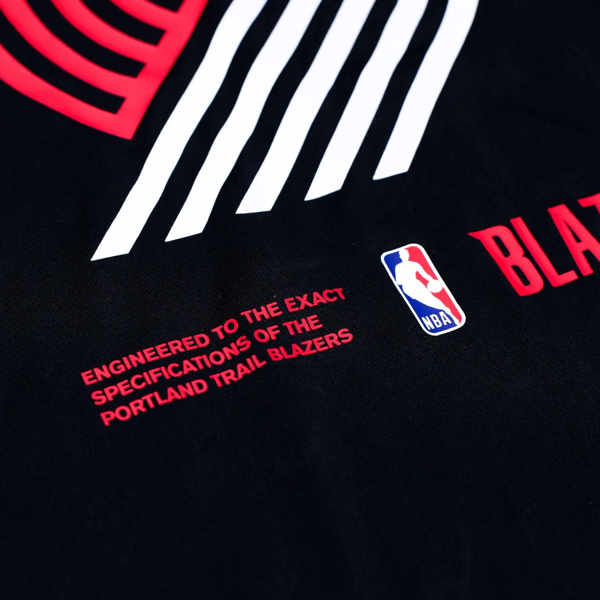 Trail Blazers Nike Logo Pregame Long Sleeve T-Shirt