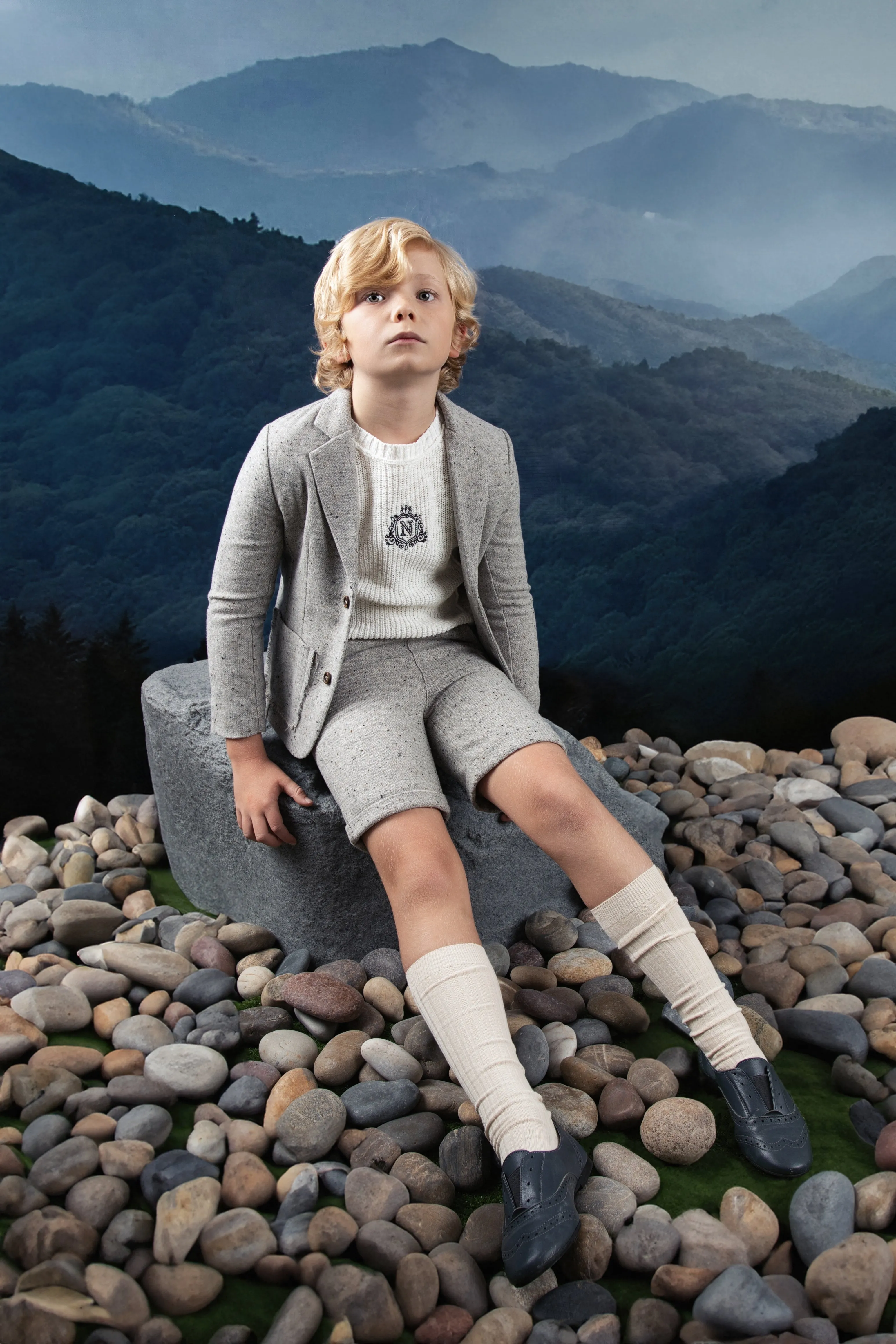 Tweed grey jacket by Noma