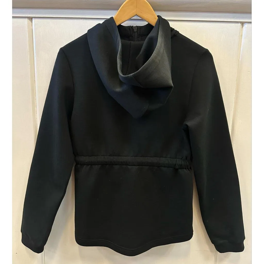 Varley Sofia Drawstring-Waist Hooded Track Jacket - Size XS
