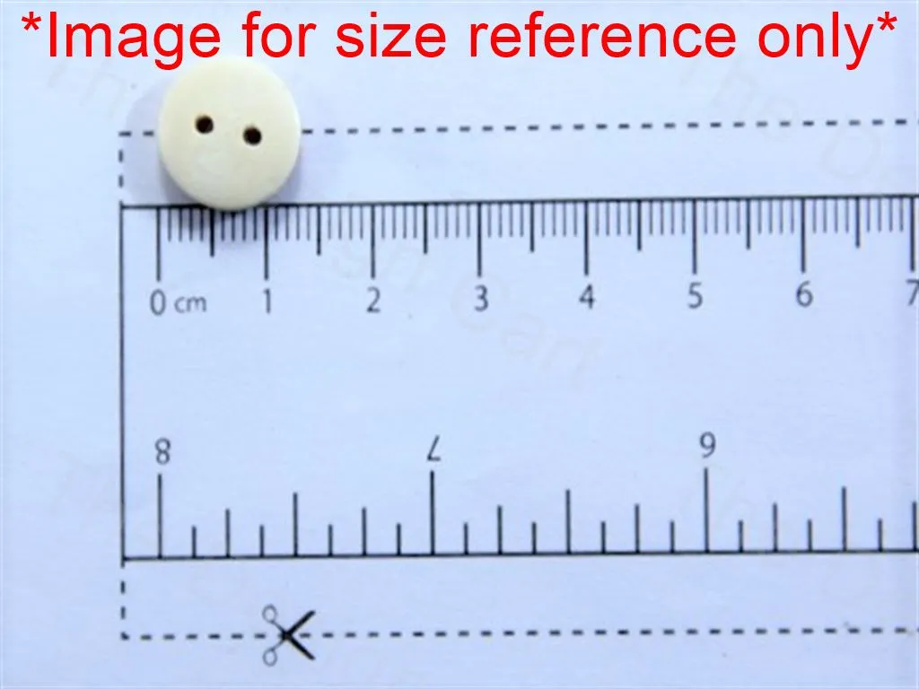White Pink Round Small Multiflower Design Designer Wooden Buttons