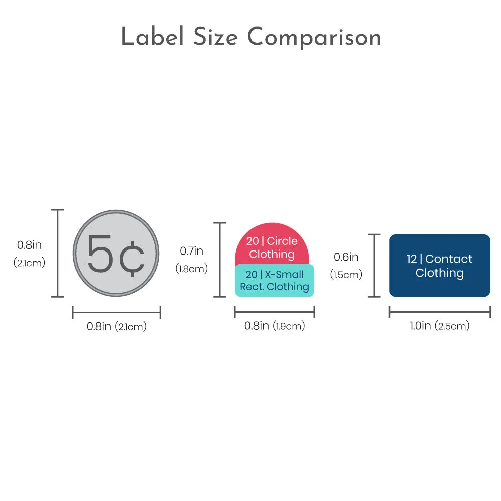 Woodland Animals Clothing Labels Pack